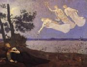 Pierre Puvis de Chavannes The Dream Sweden oil painting artist